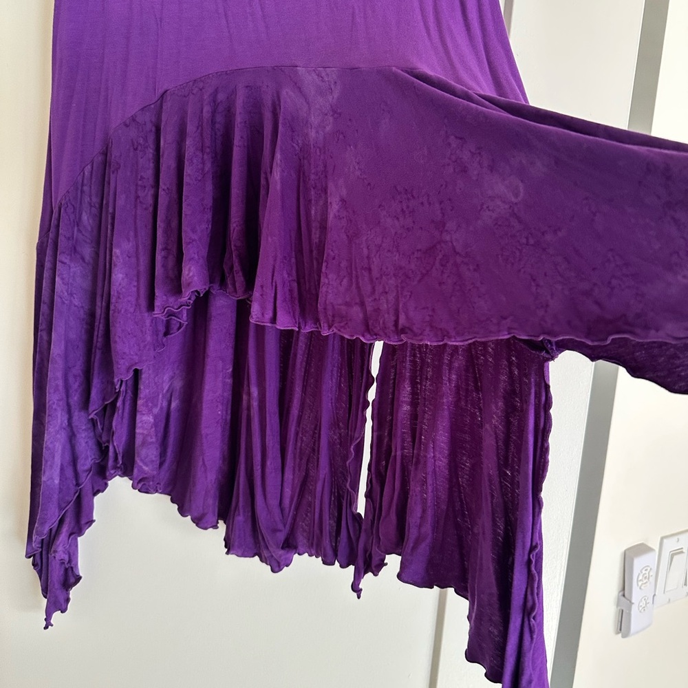 Phoenix Rising Purple Skirt With Ruffle - Small - Picture 3 of 5